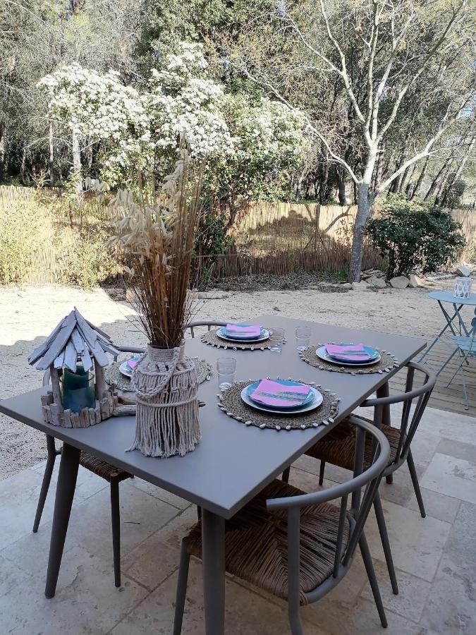 Maison 5 Personnes En Garrigue - Piscine-Spa Prive Langlade エクステリア 写真
